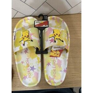 Pokémon Ground Up Slides Yellow Size 11 NWT
